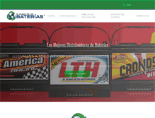 Tablet Screenshot of mundodelasbaterias.com